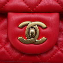 Load image into Gallery viewer, CHANEL Mini Matelasse Cocoball ChainShoulder Bag RedAS1787 Lambskin Size 20
