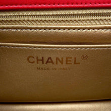 Load image into Gallery viewer, CHANEL Mini Matelasse Cocoball ChainShoulder Bag RedAS1787 Lambskin Size 20
