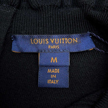 将图像加载到图库查看器中，LOUIS VUITTON Logo Sleeveless Dress Size M Noir Wool 93% Polyester5% Polyurethane1% Nylon1%
