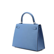 Load image into Gallery viewer, HERMES Kelly Sellier Azur Epsom Size 25
