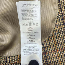 将图像加载到图库查看器中，GUCCI Jacket Fur Check Size 46 Brown720624 ZAK56 Wool 100%
