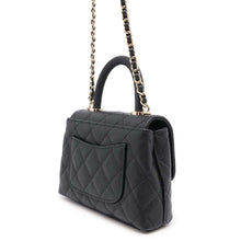 Load image into Gallery viewer, CHANEL Coco Handle ChainShoulder Bag BlackAP4244 Caviar Leather Size Mini mini
