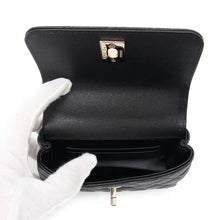 Load image into Gallery viewer, CHANEL Coco Handle ChainShoulder Bag BlackAP4244 Caviar Leather Size Mini mini
