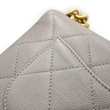 Load image into Gallery viewer, CHANEL Matelasse WChainShoulder Bag GrayAS2711 Caviar Leather
