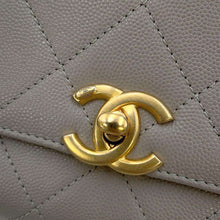 Load image into Gallery viewer, CHANEL Matelasse WChainShoulder Bag GrayAS2711 Caviar Leather
