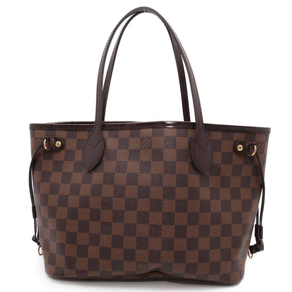 LOUIS VUITTON Neverfull RedN51109 Damier Ebene Canvas Size PM