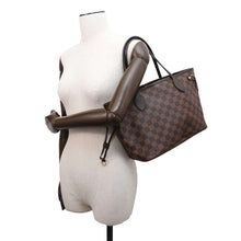 将图像加载到图库查看器中，LOUIS VUITTON Neverfull RedN51109 Damier Ebene Canvas Size PM
