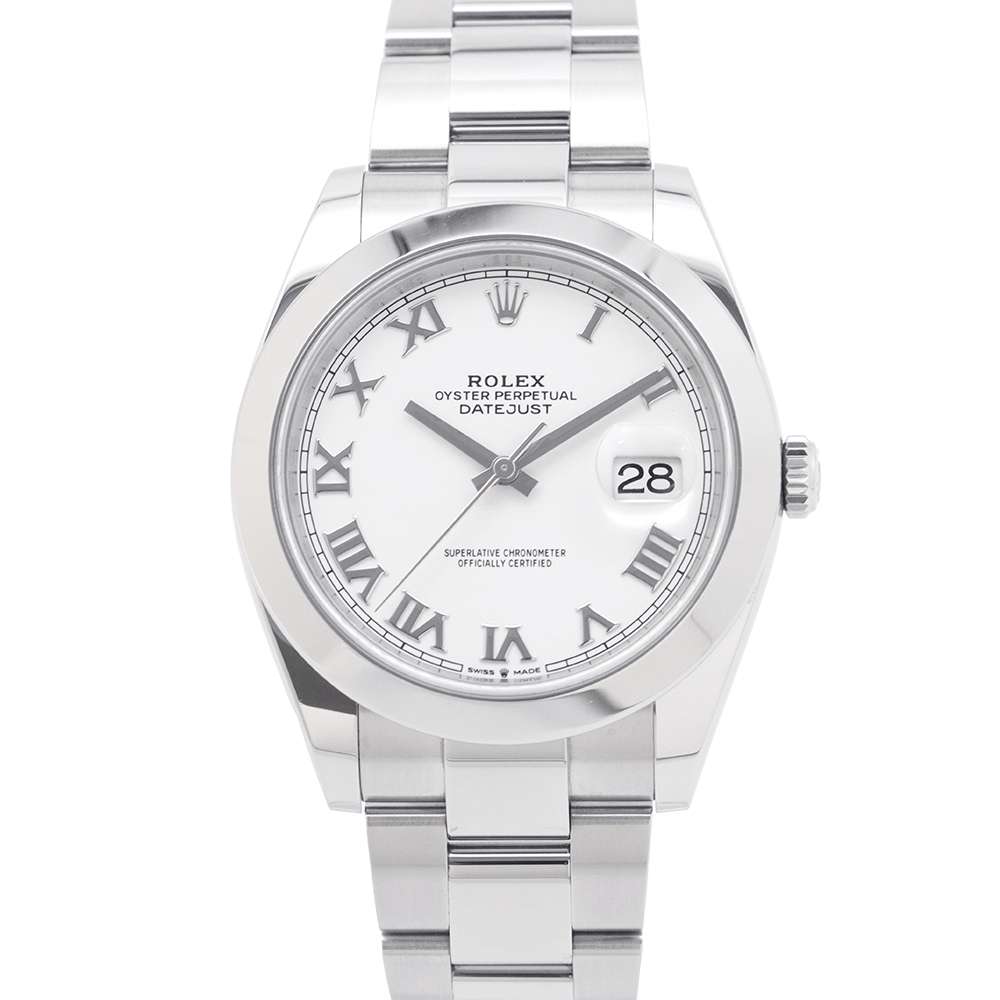 ROLEX Datejust W41mm Stainless Steel White Dial126300