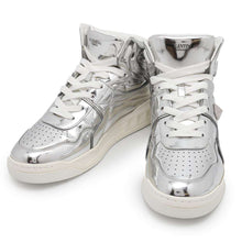 将图像加载到图库查看器中，Valentino Garavani High cut sneakers SilverXY2S0E63 Leather Size Chronomat 44
