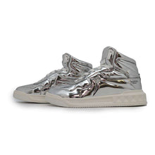 Load image into Gallery viewer, Valentino Garavani High cut sneakers SilverXY2S0E63 Leather Size Chronomat 44
