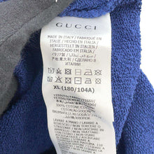 将图像加载到图库查看器中，GUCCI hoodie parka 2021 Size XL Navy/White/Orange646953 Cotton100%
