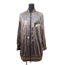 Load image into Gallery viewer, FENDI See-through Zucca Pattern Blouson Size 38 BrownFJ6658 Polyester100%
