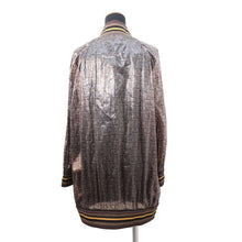 Load image into Gallery viewer, FENDI See-through Zucca Pattern Blouson Size 38 BrownFJ6658 Polyester100%
