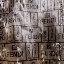 Load image into Gallery viewer, FENDI See-through Zucca Pattern Blouson Size 38 BrownFJ6658 Polyester100%
