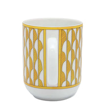 将图像加载到图库查看器中，HERMES Mug [Soleil] No1 Yellow/White Porcelain
