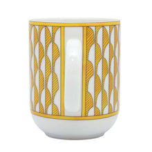 将图像加载到图库查看器中，HERMES Mug [Soleil] No1 Yellow/White Porcelain
