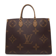 将图像加载到图库查看器中，LOUIS VUITTON Onthego RedM45320 Monogram Monogram Reverse Canvas Monogram Giant Size GM
