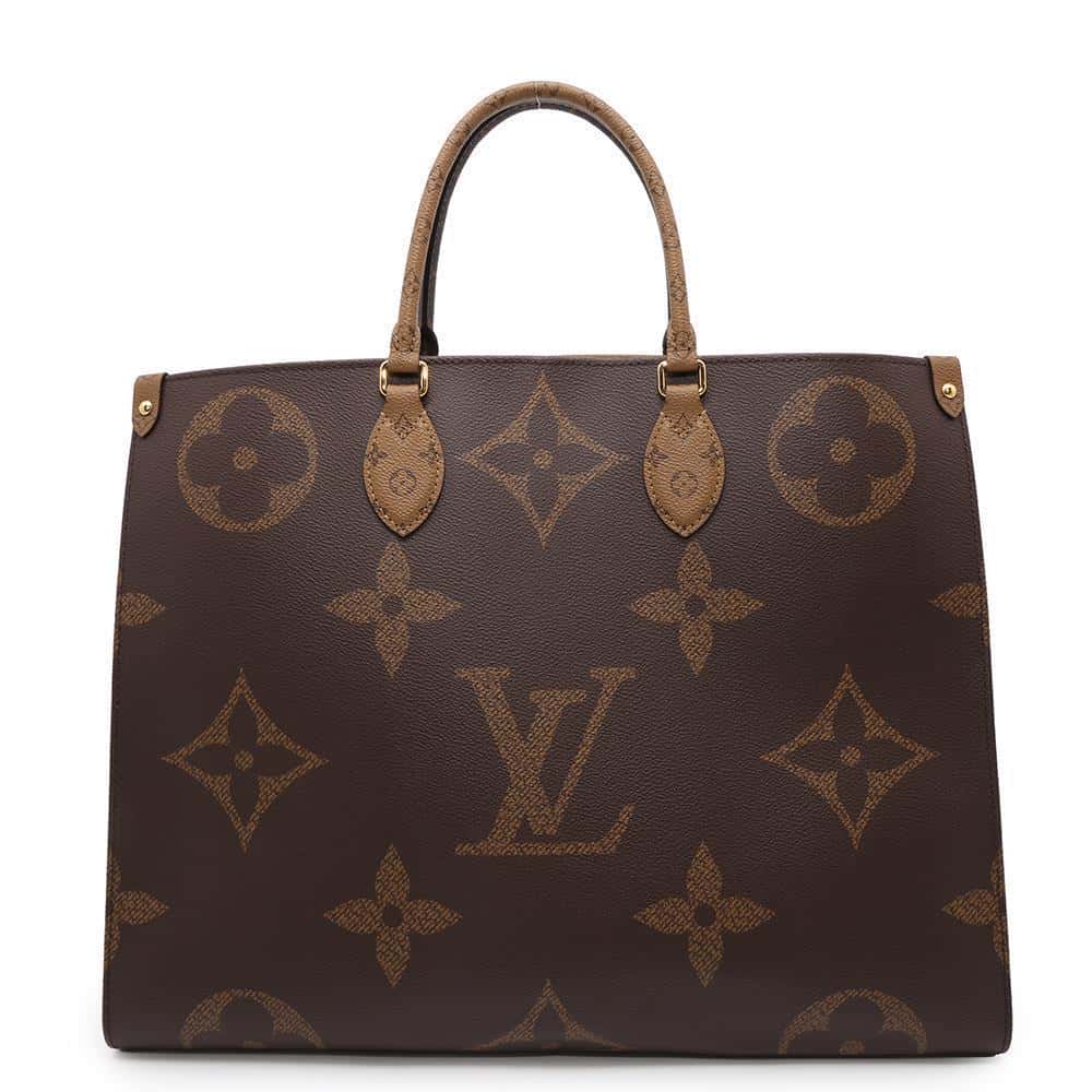 LOUIS VUITTON Onthego RedM45320 Monogram Monogram Reverse Canvas Monogram Giant Size GM