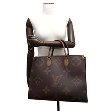 将图像加载到图库查看器中，LOUIS VUITTON Onthego RedM45320 Monogram Monogram Reverse Canvas Monogram Giant Size GM
