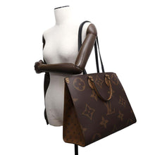 将图像加载到图库查看器中，LOUIS VUITTON Onthego RedM45320 Monogram Monogram Reverse Canvas Monogram Giant Size GM
