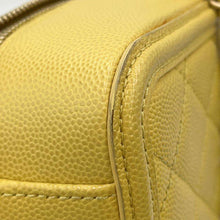 Load image into Gallery viewer, CHANEL CCFiligree vanity bag YellowA93342 Caviar Leather
