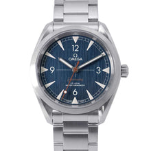 将图像加载到图库查看器中，OMEGA Seamaster Railmaster W40mm Stainless Steel Blue Dial220.10.40.20.03.001
