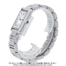 将图像加载到图库查看器中，CARTIER Tank Mast Watch H33.7mmxW25.5mm Stainless Steel Silver DialWSTA0052
