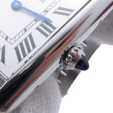 将图像加载到图库查看器中，CARTIER Tank Mast Watch H33.7mmxW25.5mm Stainless Steel Silver DialWSTA0052
