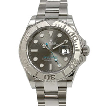 将图像加载到图库查看器中，ROLEX Yacht-Master W40mm Stainless Steel PT950 Slate Dial126622
