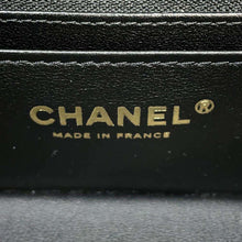 Load image into Gallery viewer, CHANEL Top Handle Box Bag Black/WhiteAS4471 Tweed Leather Sequins
