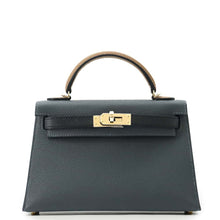 Load image into Gallery viewer, HERMES Mini Kelly de Tricolore Grimist/Black/Halzan Epsom
