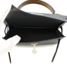 Load image into Gallery viewer, HERMES Mini Kelly de Tricolore Grimist/Black/Halzan Epsom
