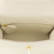 Load image into Gallery viewer, HERMES Kelly Retourne Craie Togo Leather Size 25
