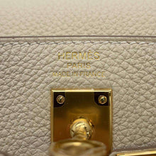 Load image into Gallery viewer, HERMES Kelly Retourne Craie Togo Leather Size 25
