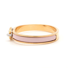 Load image into Gallery viewer, HERMES Mini Clic Chaine d&#39;Ancre Bracelet Size PM Rose Kander Metal
