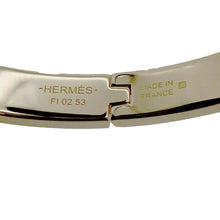 Load image into Gallery viewer, HERMES Mini Clic Chaine d&#39;Ancre Bracelet Size PM Rose Kander Metal
