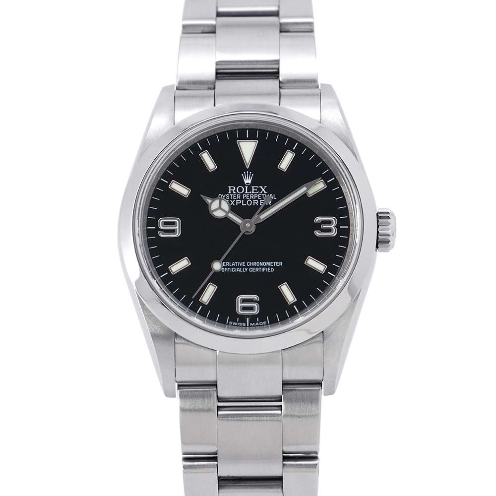 ROLEX Explorer I W36mm Stainless Steel Black Dial114270