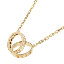 将图像加载到图库查看器中，CARTIER Baby Love Diamond NecklaceB7013800 18K Yellow Gold
