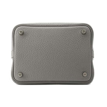 将图像加载到图库查看器中，HERMES Picotin Lock Gris Meyer Taurillon Clemence Size PM
