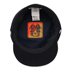 Load image into Gallery viewer, HERMES Deauville Cap Size 58 Black Cashmere100% Leather
