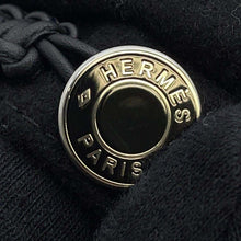 Load image into Gallery viewer, HERMES Deauville Cap Size 58 Black Cashmere100% Leather
