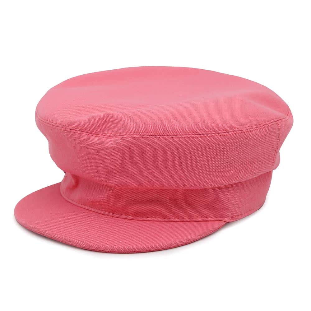 HERMES Cap Julietta Seashell Size 59 Pink Cotton100%