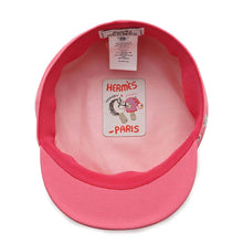 Load image into Gallery viewer, HERMES Cap Julietta Seashell Size 59 Pink Cotton100%
