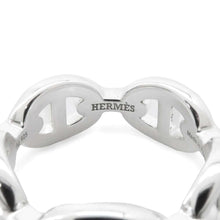 将图像加载到图库查看器中，HERMES Chaine d&#39;Ancre Anchene Ring Size PM/55/#15 SV925
