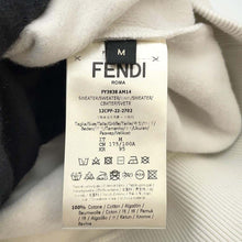 Load image into Gallery viewer, FENDI Marc Jacobs collaboration capsule two-tone long sleeve sweatshirt Size M White/BlackFY3938 Cotton100%
