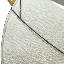 Load image into Gallery viewer, Dior Saddle bag White Leather Size Mini
