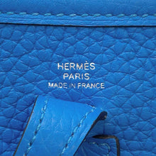 Load image into Gallery viewer, HERMES Evelyne Amazon Blue Hydra Taurillon Clemence Size TPM
