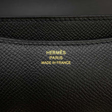 将图像加载到图库查看器中，HERMES Constance Miroir Black Epsom Size Mini
