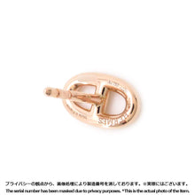 Load image into Gallery viewer, HERMES Chaine d&#39;Ancre Farandole Stud Earrings Size TPM 18K Pink Gold
