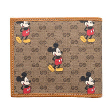 Load image into Gallery viewer, GUCCI Disney Collaboration Bi-Fold Wallet Brown602549 GG SupremeCanvas
